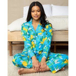 Printfresh pajama long set lemon zest